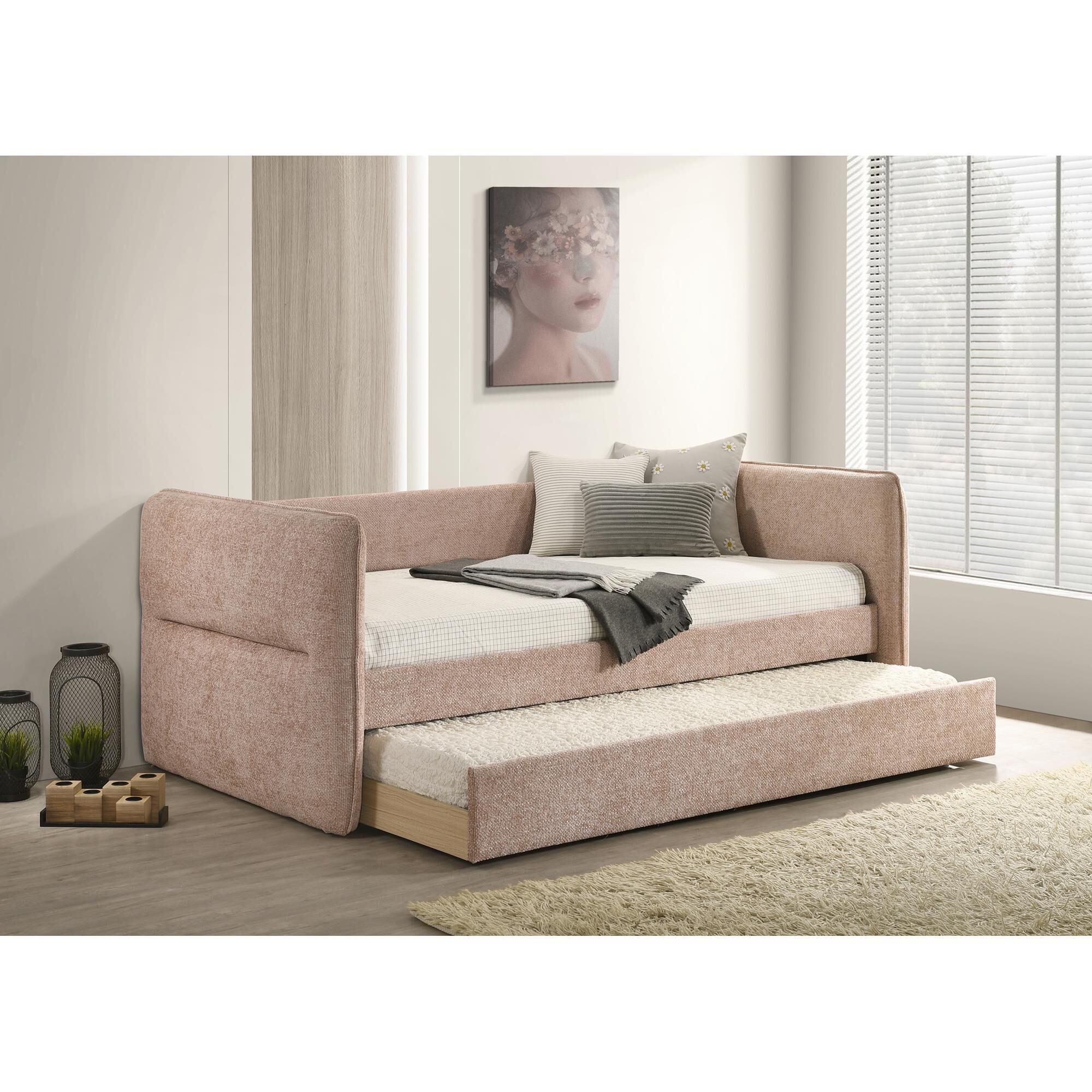 Claremont Philipa Daybed with Trundle in Mauve