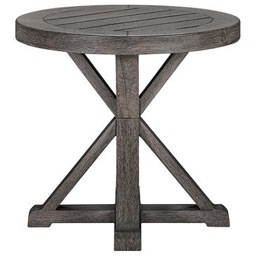 Venture Mystic Harbor Round Accent Table in French Grey, , large