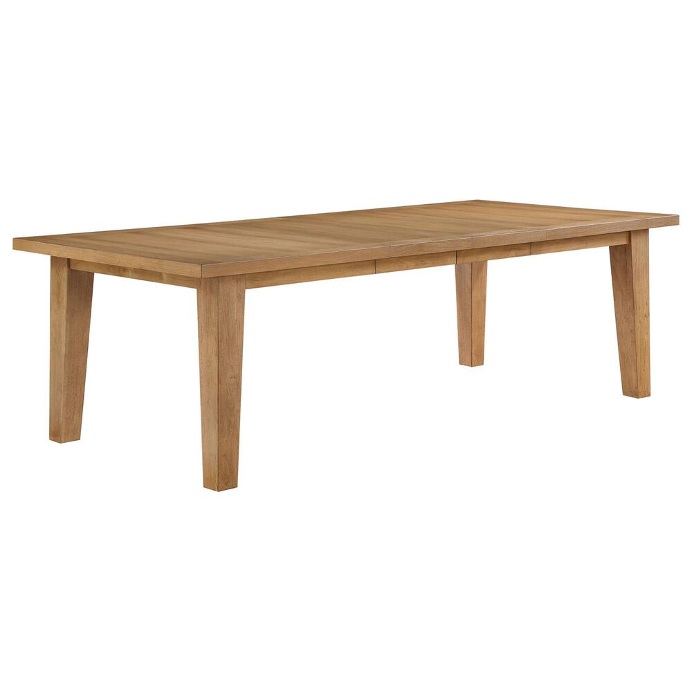 Crystal City Sommerset 7-Piece Rectangular Dining Set in Natural Oak and Black, , large