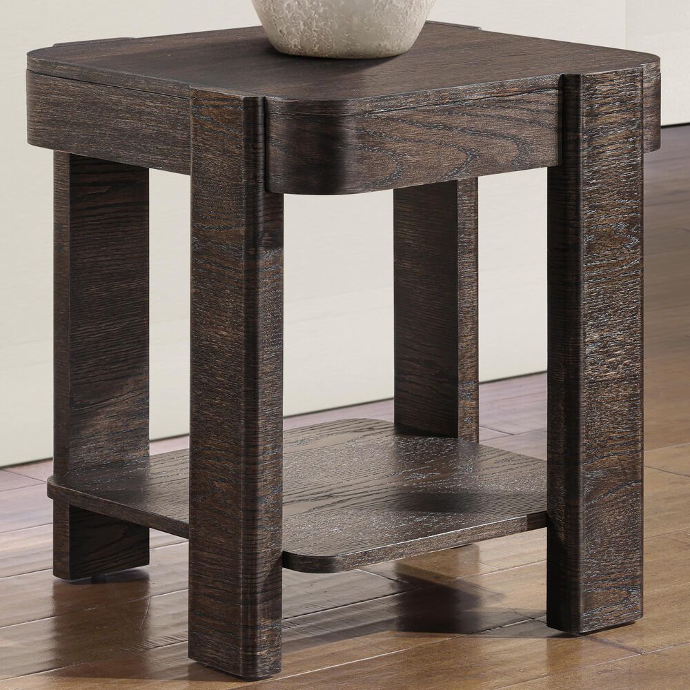 Steve Silver Furniture Salina Square End Table in Espresso, , large
