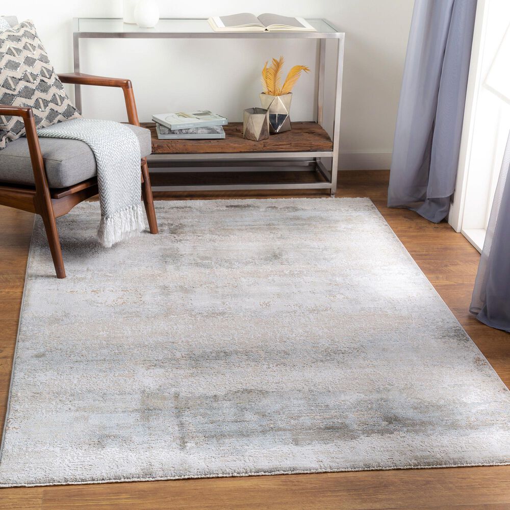 Surya Brunswick 7&#39;10&quot; x 10&#39;3&quot; Sage, Gray, White, Blue and Brown Area Rug, , large
