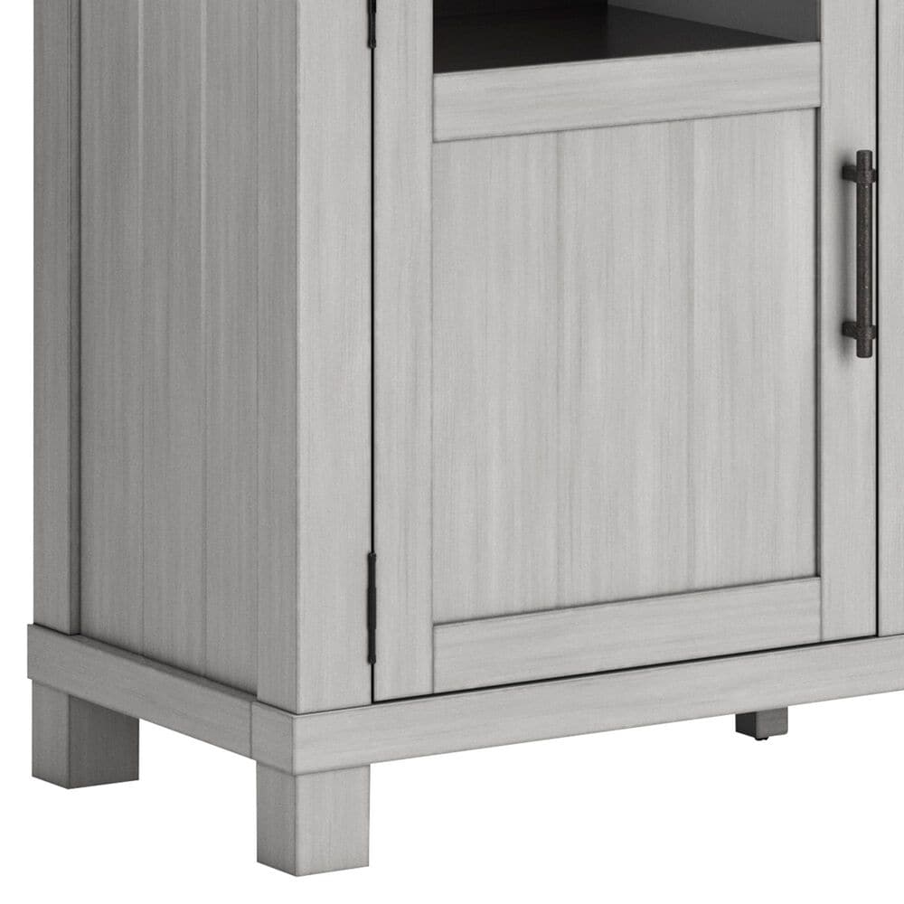 Ashley Darborn 88" XL TV Stand in Light Gray and Brown Cherry, , large