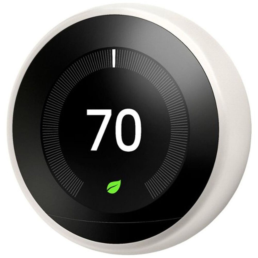 Google Nest Learning Thermostat - 3rd Generation in White, , large