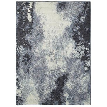 Oriental Weavers Evolution 8000B 2"6" x 12" Navy Runner, , large