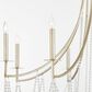 Quorum Malin 8-Light Chandelier in Antique Silver, , large