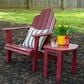 Linon Home Decor Adirondack Patio Chair in Red, , large