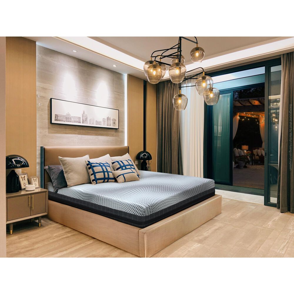Sleeptronic Majestic Hybrid Queen Mattress with High Profile Box Spring, , large