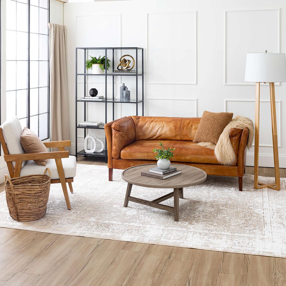 Karastan Tryst R1084 8' X 11' Vinci Cream 8' x 11' Area Rug, , large