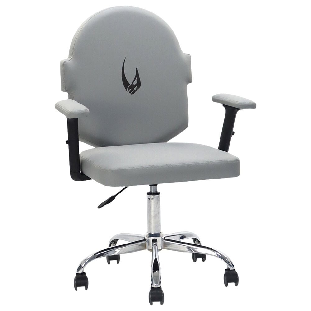 Impressions Vanity Mandalorian Swivel Chair in Silver, , large