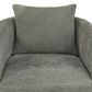 Hearth and Haven Sutton Swivel Chair in Gray, , large