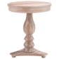 Linon Home Decor Stanton Round Side Table in Natural, , large
