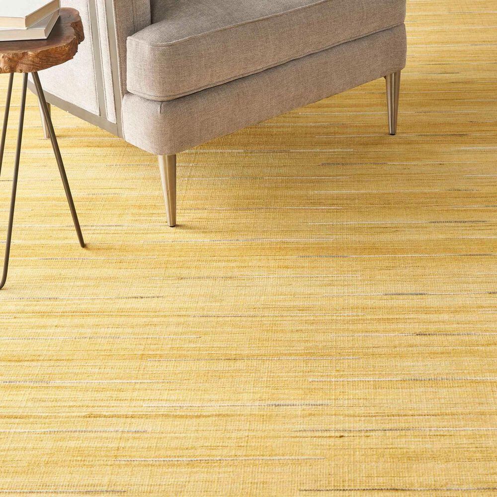 Nourison Interweave 9&#39; x 12&#39; Yellow Area Rug, , large