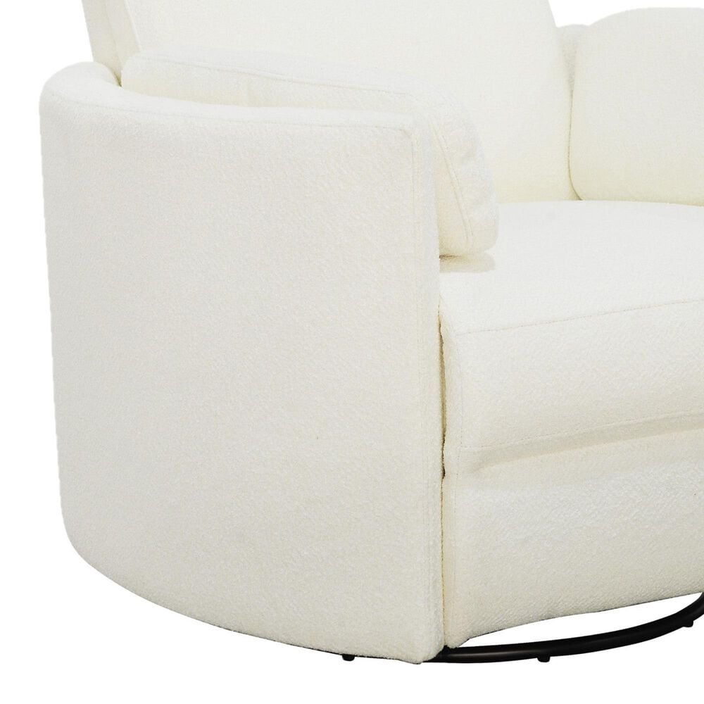 Simeon Collection Radius Power Swivel Glider Recliner in Revel Oyster, , large