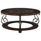 Ashley Frallyn Cocktail Table in Dark Brown and Dark Pewter, , large