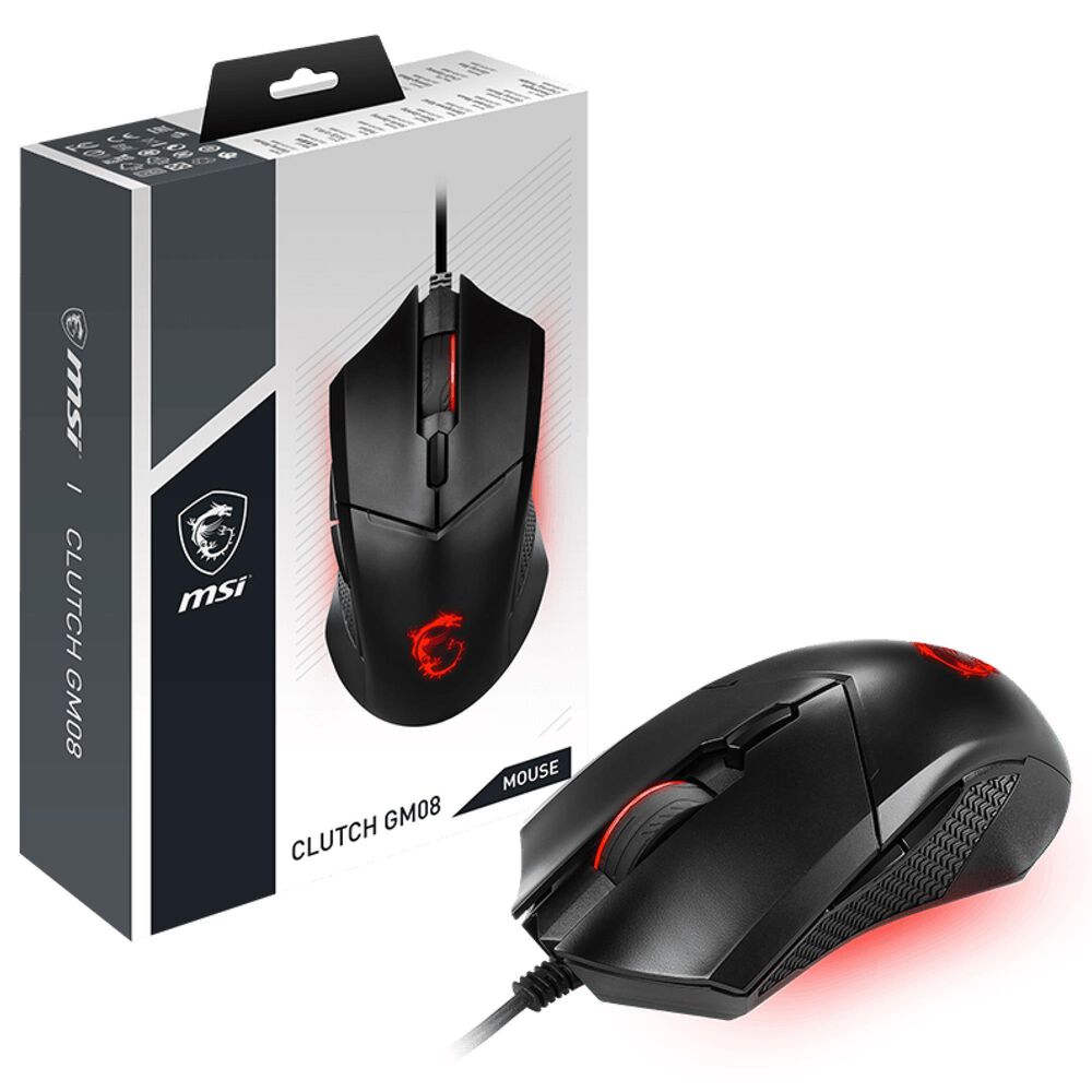 MSI MSI Clutch GM08 Gaming Mouse, , large