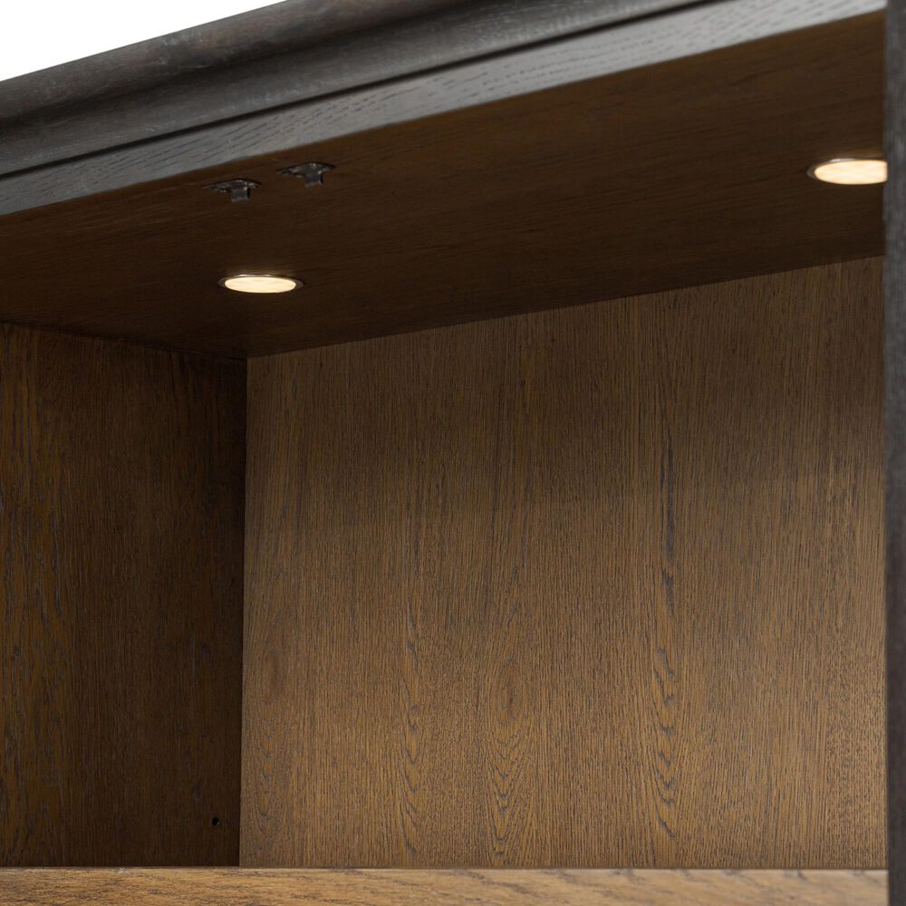 Four Hands Sussex Bookcase in Smoked Black, , large