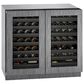 U-Line 36" French Door Wine Cooler with  Double Doors and Integrated Frame - Panels Sold Separately, , large