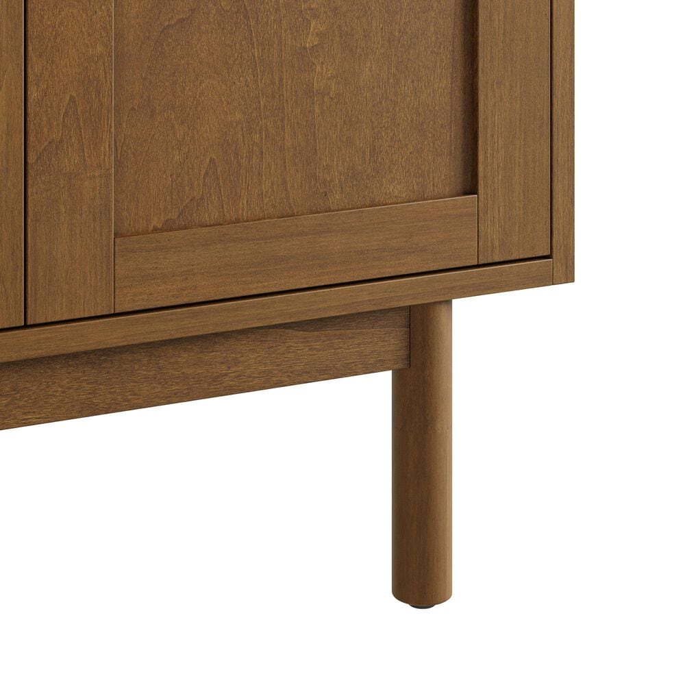 James Martin Laurent 60" Double Bathroom Vanity in Honey Oak with 3 cm Ethereal Noctis Silestone Top and Rectangular Sinks, , large