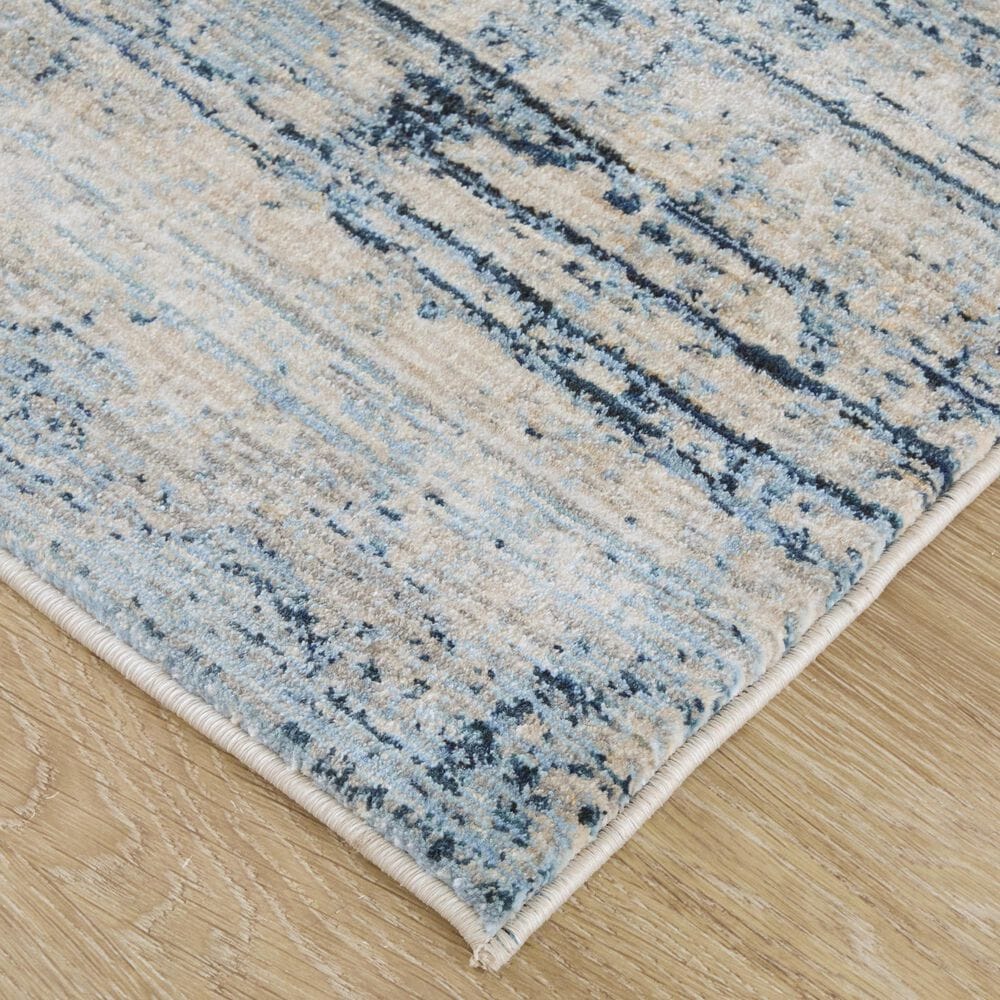 Feizy Sonora Blue and Beige 2' x 3' Area Rug, , large