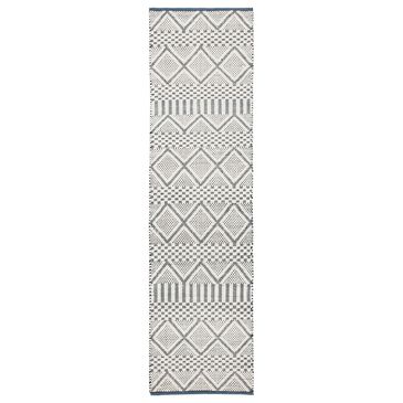 Safavieh Natura NAT857A 2"3" x 8" Ivory and Blue Runner, , large
