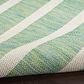 Nourison Positano POS03 Blue, Green and Ivory 8" x 10" Indoor/Outdoor Area Rug, , large