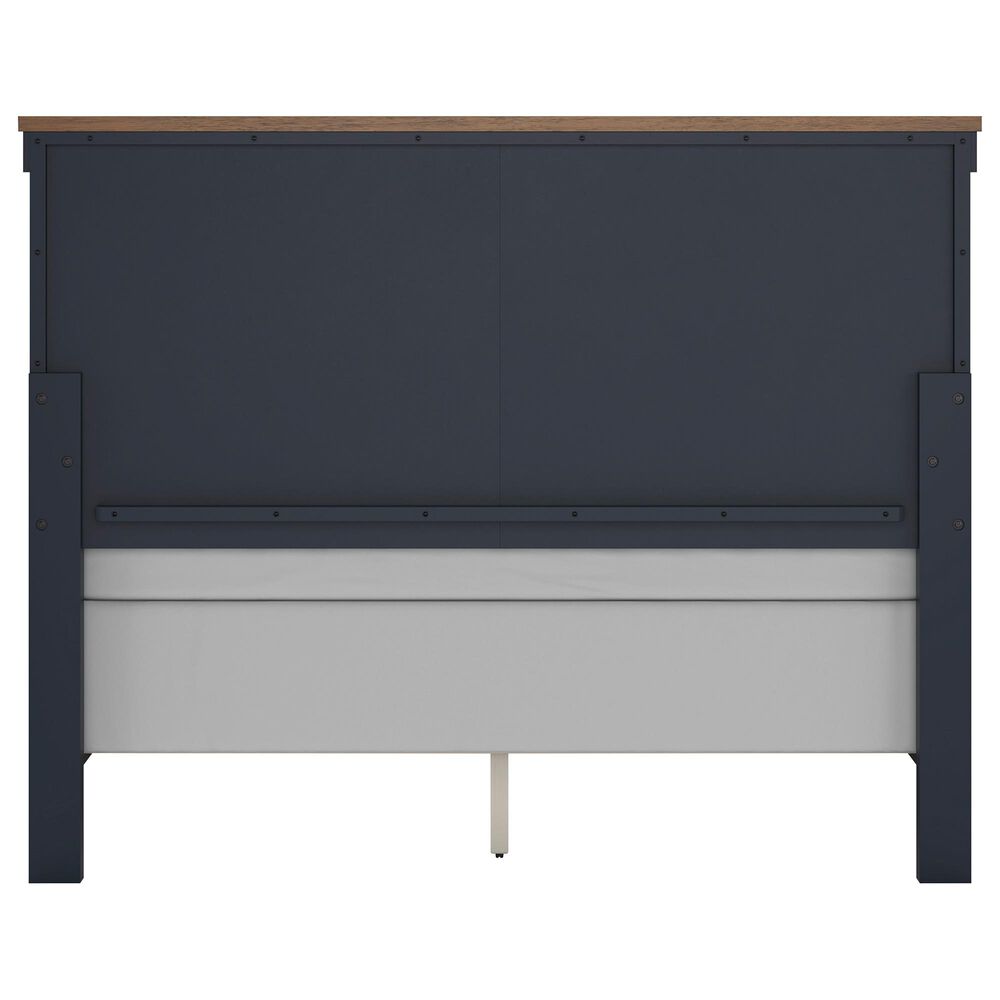 Ashley Landocken Queen Panel Bed in Brown and Blue, , large