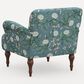 Rifle Paper Co Crafted by Cloth and Company Bristol Chair in Peonies Emerald, , large