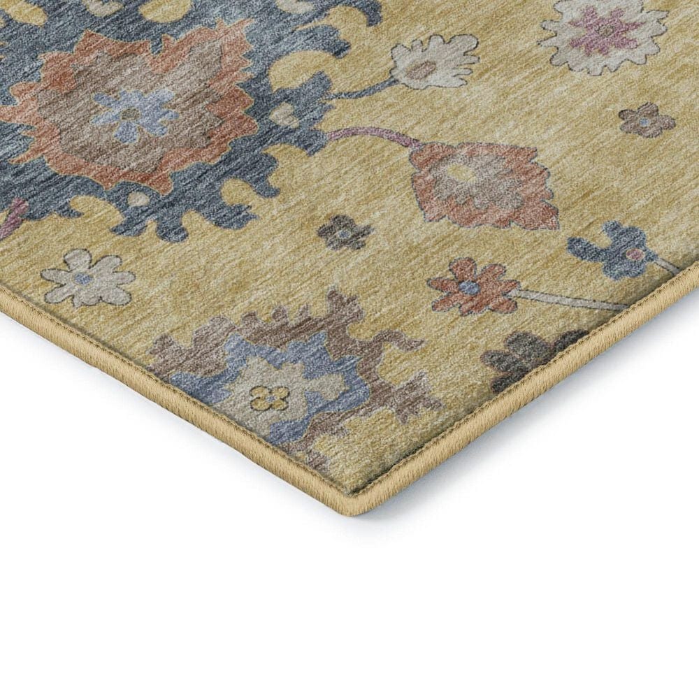 Dalyn Rug Company Hatay 2&#39;3&quot; x 7&#39;6&quot; Gold Runner, , large