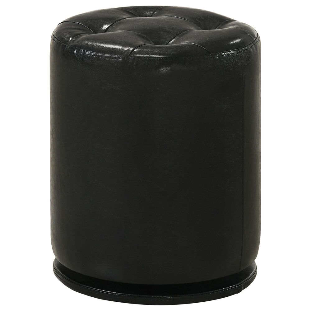 Crown Mark Avery, Luxo and Morgan Vanity with Mirror and Stool in Black, , large