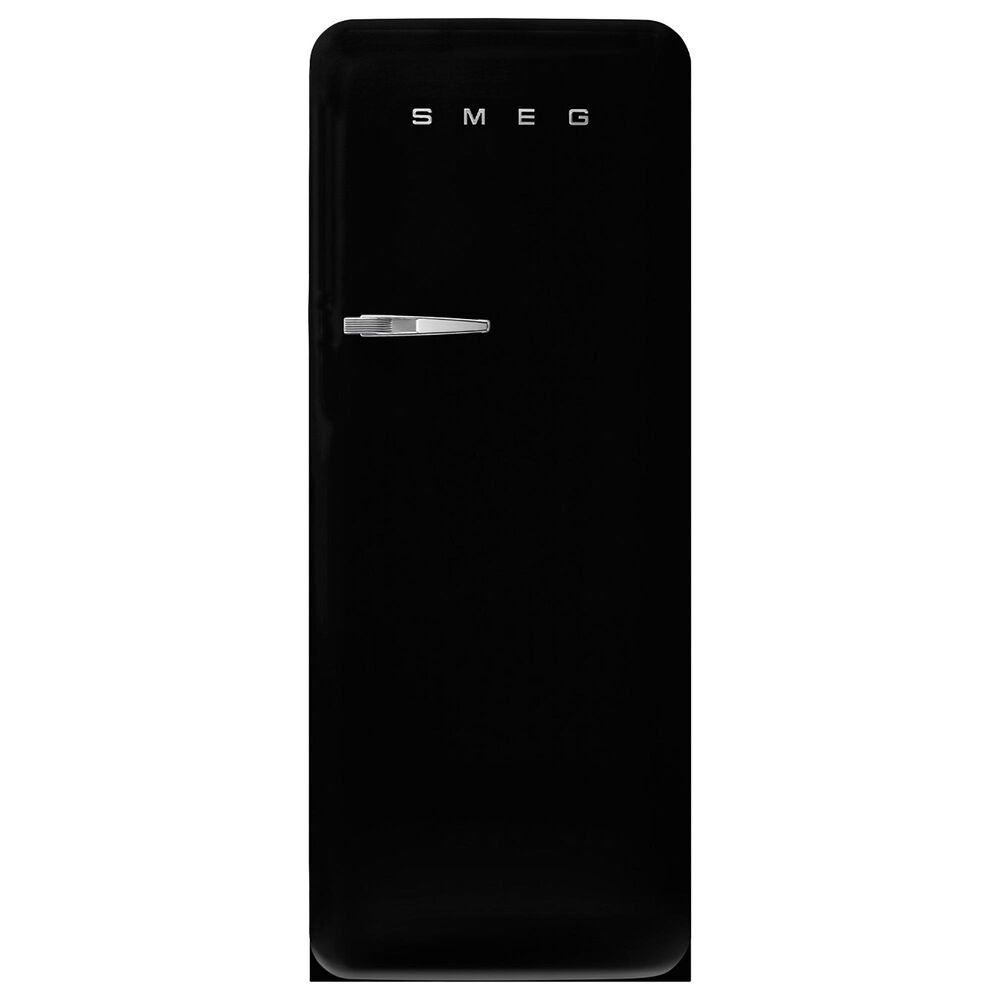 SMEG 9.92 Cu. Ft. Freestanding Compact Refrigerator with Right Handle in Black, , large