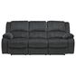 Ashley Draycoll Manual Reclining Sofa and Recliner Set in Slate, , large