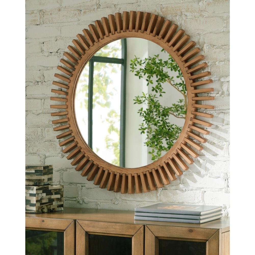 Ashley Tedwell Accent Mirror in Brown, , large