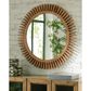 Ashley Tedwell Accent Mirror in Brown, , large