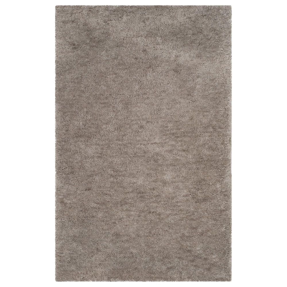 Safavieh Sheep Shag SSG120A 8" x 10" Silver Area Rug, , large