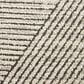 Loloi Fabian FAB-06 7"10" Square Charcoal and Ivory Area Rug, , large