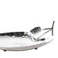 Maple and Jade Apple Shaped Tray in Silver (Set of 3), , large