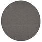 Nourison Positano 8" Round Charcoal Indoor/Outdoor Area Rug, , large