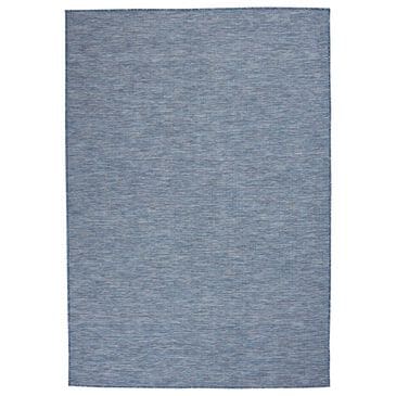 Nourison Positano 2"2" x 10" Navy Blue Indoor/Outdoor Runner, , large