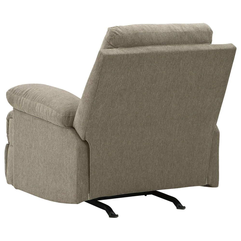 Ashley Side-Swipe Manual Rocker Recliner in Mocha, , large