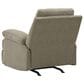 Ashley Side-Swipe Manual Rocker Recliner in Mocha, , large