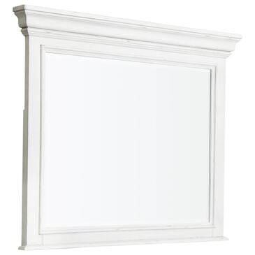 Ashley Kanwyn Dresser Mirror in Whitewash, , large