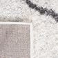Safavieh August Shag 9" x 12" Ivory and Grey Area Rug, , large