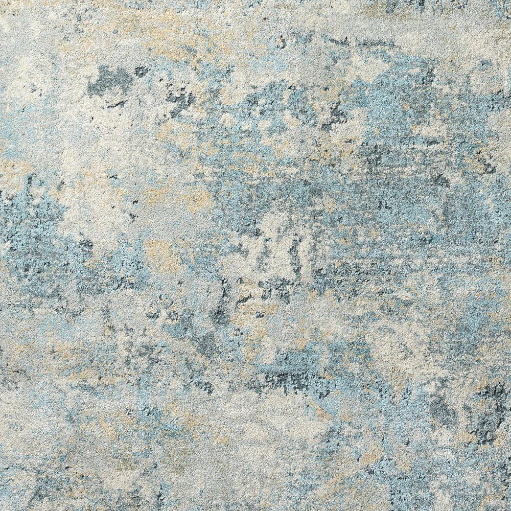 Surya Avellino 6'7" x 9'2" Light Beige, Pale Blue, Tan, Deep Teal, Gray, Denim and Light Olive Area Rug, , large
