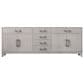 Lexora Home Laurel 84" Double Bathroom Vanity in White Oak with White Quartz Top and Rectangular Sinks, , large