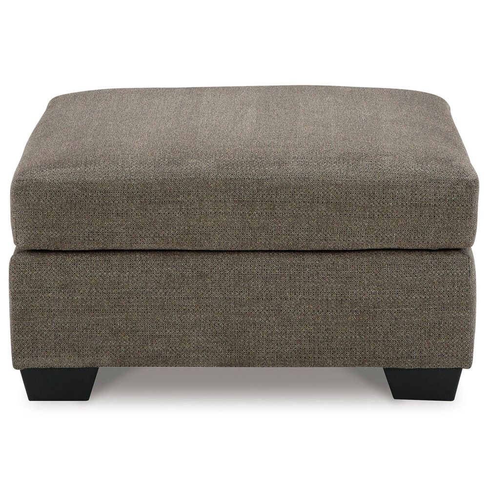 Ashley Mahoney Oversized Accent Ottoman in Chocolate, , large