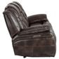 Steve Silver Oportuna Dual-Power Reclining Sofa with Drop-Down Table in Coffee, , large