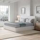 Urban Home One Pearl Queen Upholstered Panel Bed in Pearl, , large