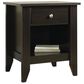 Sauder Shoal Creek 1 Drawer Nightstand in Jamocha, , large