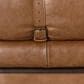 Four Hands Allston Desk Chair in Mocha Ash and Polished Aluminum, , large