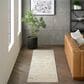 Nourison Grand Street GRN02 Ivory and Beige 2"2" x 10" Runner, , large